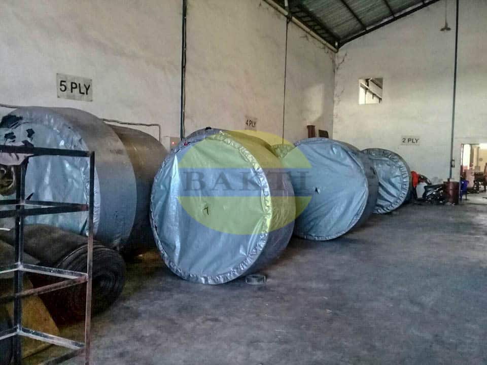 Rubber Belt Conveyor Tambang