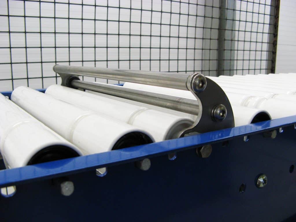Alat Tambahan Stopper Roller Conveyor