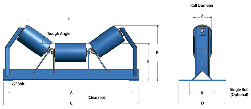 Idler Heavy Duty Roller Conveyor