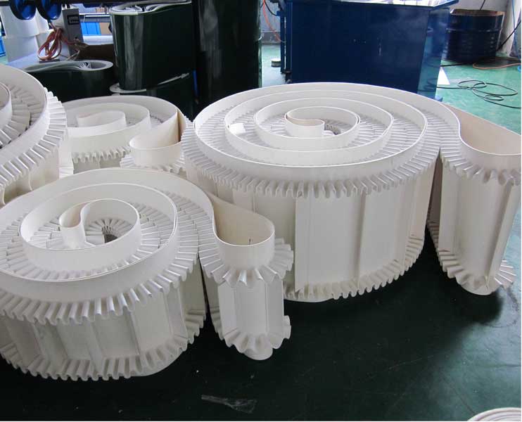 PVC Sidewall Belt Conveyor Makanan