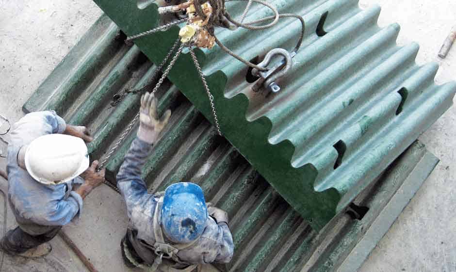 Jaw Plate Mesin Jaw Crusher