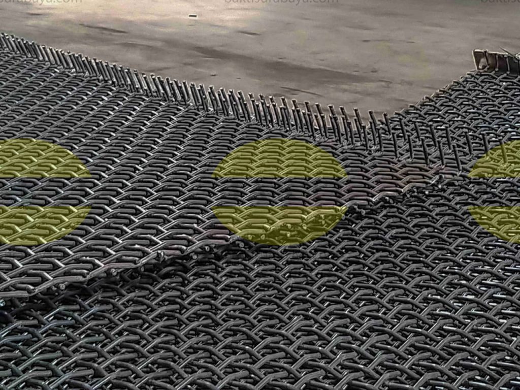Wiremesh Screen Ayakan Batu Besi
