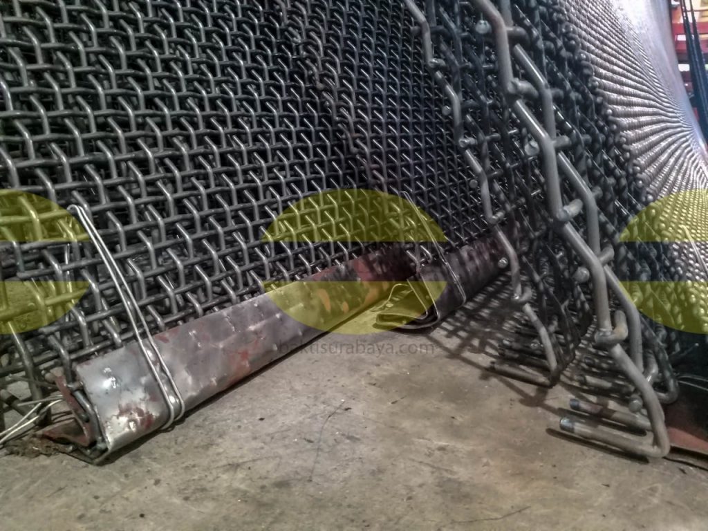 Wire Mesh Screen Ayakan Batu Mesin Dewatering Screen