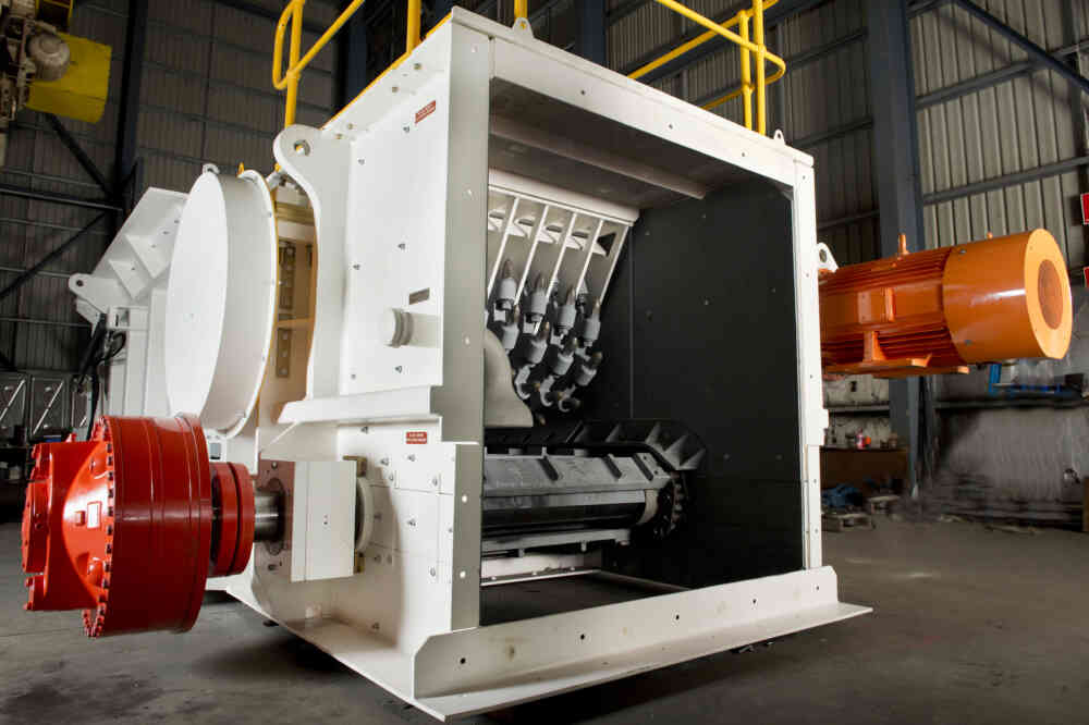 Mesin Primary Crusher Feeder Breaker